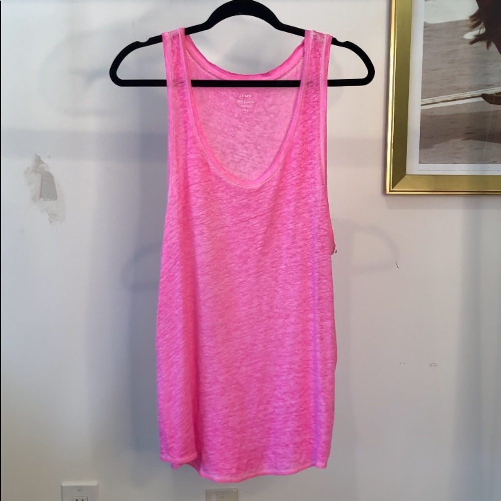 J. Crew linen slub tank